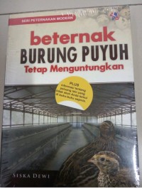 BETERNAK BURUNG PUYUH TETAP MENGUNTUNGKAN