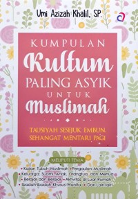 KUMPULAN KULTUM PALING ASYIK UNTUK MUSLIMAH